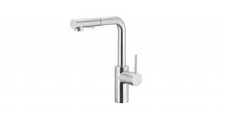 KFA ARMATURA Duero Basic álló mosogató csaptelep, kihúzható fejjel, inox