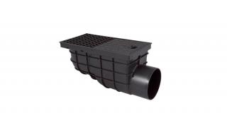 Kültéri víznyelő oldalkifolyású 110 mm