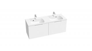 RAVAK SD Classic II 1300 dupla mosdó alatti szekrény, fehér/fehér