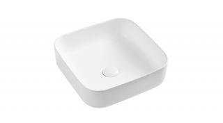 WELLIS Azalea matt pultra építhető matt fehér porcelán mosdó