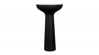 WELLIS Pillar Black szabadon álló solid surface mosdó