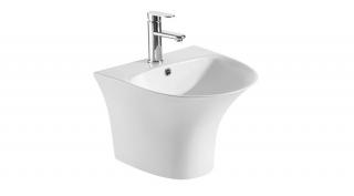 WELLIS Violet fali porcelán mosdó