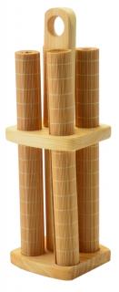 Étkezési alátét szett bambusz tartóval 12910