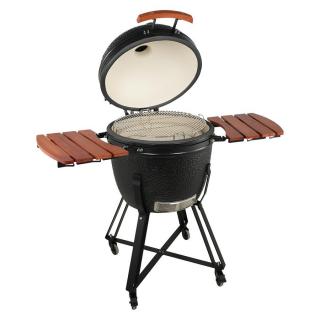 Kamado SE Premium Line Grillező 23,5"/60 cm matt fekete  - készlet  16699