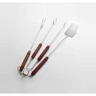 Landmann Grillkészlet 3db-os Fanyéllel 50 cm króm 0110-L