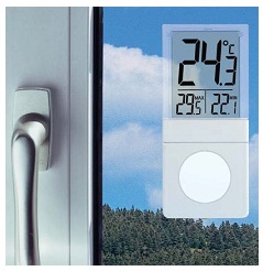 VISTA digitális ablak- és beltéri hőmérő ( )