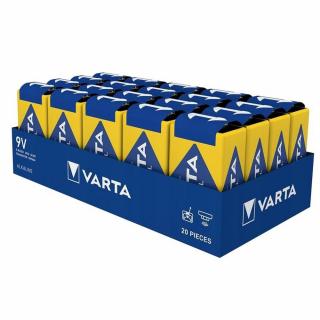 6LR61 Varta Industrial Pro alkáli 9V elem 580mAh tálcás