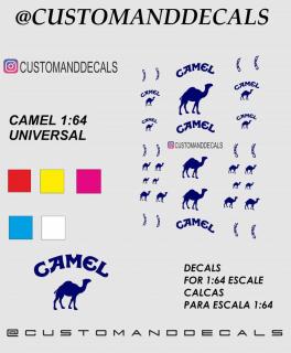 Camel - matrica szett - pink