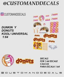 Dunkin Donuts - matrica szett