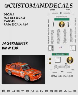 Jägermeister - matrica szett - BMW E30