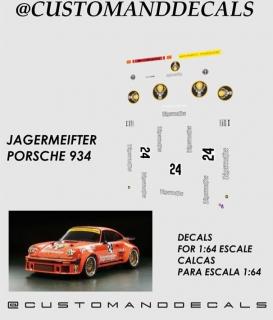 Jägermeister - matrica szett - Porsche 934