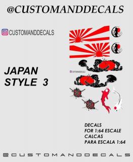 Japan Style - matrica szett - 3