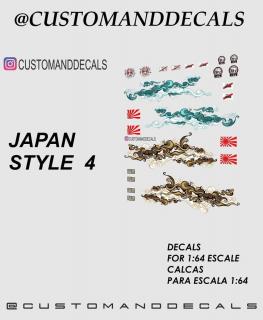 Japan Style - matrica szett - 4