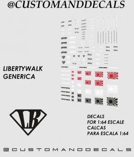Liberty Walk- matrica szett