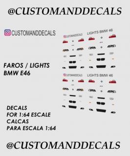 Lights Mix - BMW M3 E46 - matrica szett