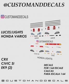 Lights Mix - Honda - matrica szett