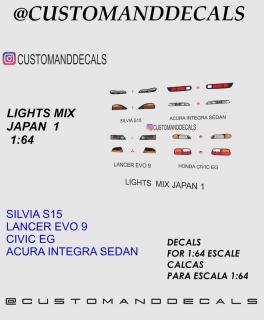 Lights Mix - Japan - matrica szett