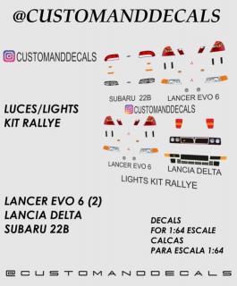Lights Mix - Rallye - matrica szett