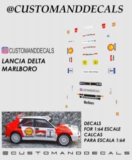 Marlboro - matrica szett - Lancia Delta Integrale