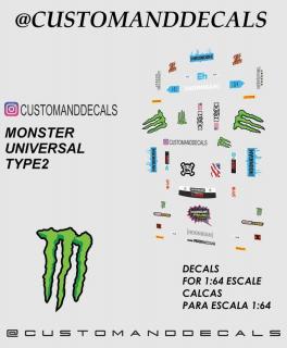 Monster - matrica szett - 2