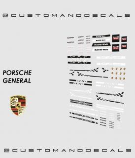 Porsche - matrica szett