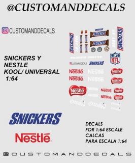 Snickers - matrica szett