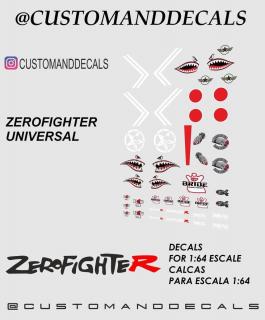 Zero Fighter - matrica szett