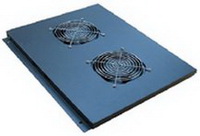 Amtech fekete ventilátor egység 600mm, 2-es, tetőbe építhető, termosztáttal