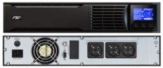 FSP 1000VA Champ Rack 900W LCD menedzselhető szünetmentes tápegység