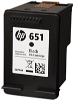 HP C2P10AE No.651 tintapatron, Black