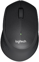 Logitech M330 Silent Plus vezeték nélküli optikai egér, fekete