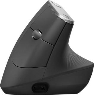 Logitech MX Vertical Bluetooth egér, fekete