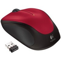 Logitech Wireless Mouse M235 piros egér