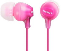 Sony MDR-EX15LP fülhallgató, rózsaszín