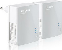TPLink TL-PA4010KIT 500Mbps 2xTL-PA4010 Nano Powerline Adapter