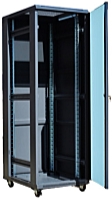 X-Tech TO-27U68G7 800mély x 600 27U álló rack szekrény