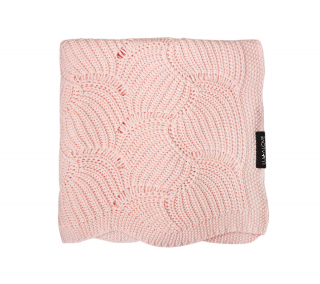 Lullalove Bambusz takaró  kagyló minta  rózsaszín