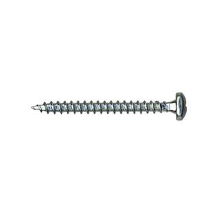 Domborúfejű forgácslapcsavar 4,5 x 30 mm PZ kereszthornyos, tövigmenetes, horganyzott DIN 7505B (94012581)