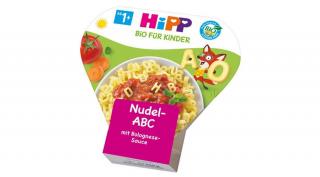 HiPP BIO Menü Betűtészta Bolognai raguval 1-3 éves kortól ajánlott 250g