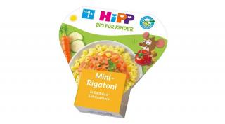 HiPP BIO Menü Rigatoni tészta tejszínes-zöldséges szószban 1-3 éves kortól 250g