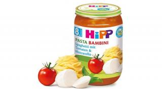 HiPP BIO Spagetti-paradicsom-mozzarella 8 hónapos kortól 220g