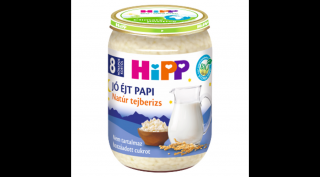 HiPP Jó Éjt Papi BIO natúr tejberizs bébidesszert 8 hónapos kortól 190g
