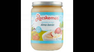 Kecskeméti bio gyümölcs és túró alma-banán bébidesszert 7 hónapos kortól 190g