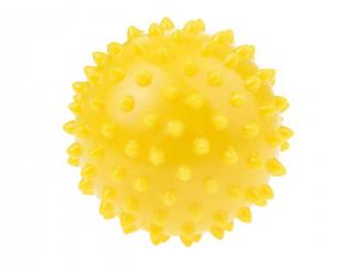 TULLO Masszázs labda, sárga, 7,6 cm 6hónapos kortól