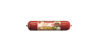 Junior szaftos pulyka cottage cheese-zel és borsóval, 800g, Meatlove
