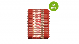 Marha menü paszternákkal, mogyoróval és hínárral, 12x800g, Meatlove