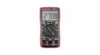 Digitális multiméter; Amper/Volt/Ohm mérő, True RMS, hangjelző funkcióval, CE, 2 db 1,5V AA elem
