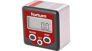 Digitális szögmérő, mérési tartomány: ±180° (0°-360°), pontoság: ±0,1°, felbontás: 0,1° FORTUM