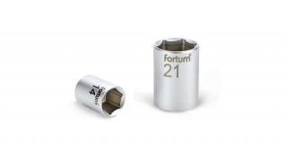 Dugófej, 1/4", 13mm, 61CrV5, mattkróm, 25mm hosszú FORTUM