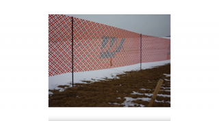 HÓFOGÓ RÁCS 1,2x25 m narancs